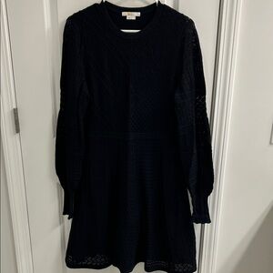 Boden sweater dress black